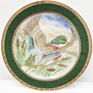 Germer Porcelanas 8" Salad Plate Vintage Wild Bird